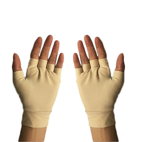 Unisex Half Finger Gloves Winter Stretchy Knit Fingerless Gloves in Common Size-Color- LYX-08065-1