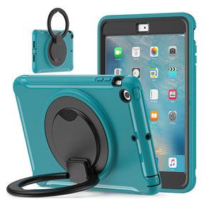 CowKing iPad Case For iPad Mini 1 2 3 With Handle Grip-Blue Black