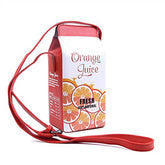 Orange Juice Box Cross-Body Bag Women Phone Shoulder Bags