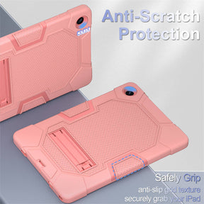 Silicone Tablet Case with Stand for Samsung Galaxy Tab A9 Plus 2023-RoseGold