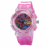 Kids Watch Game Peripheral Colorful LED Light Watch-C