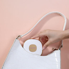 Home & LivingDouble Sided Magnification Travel Makeup Mirror-Pearl White