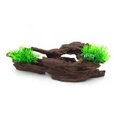 Reptile Resin Wood Aquarium Cave Decor for Fish Shrimp-F