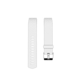 Silicone Replacement Strap Wrist Accessories For Fitbit Charge 2 -White