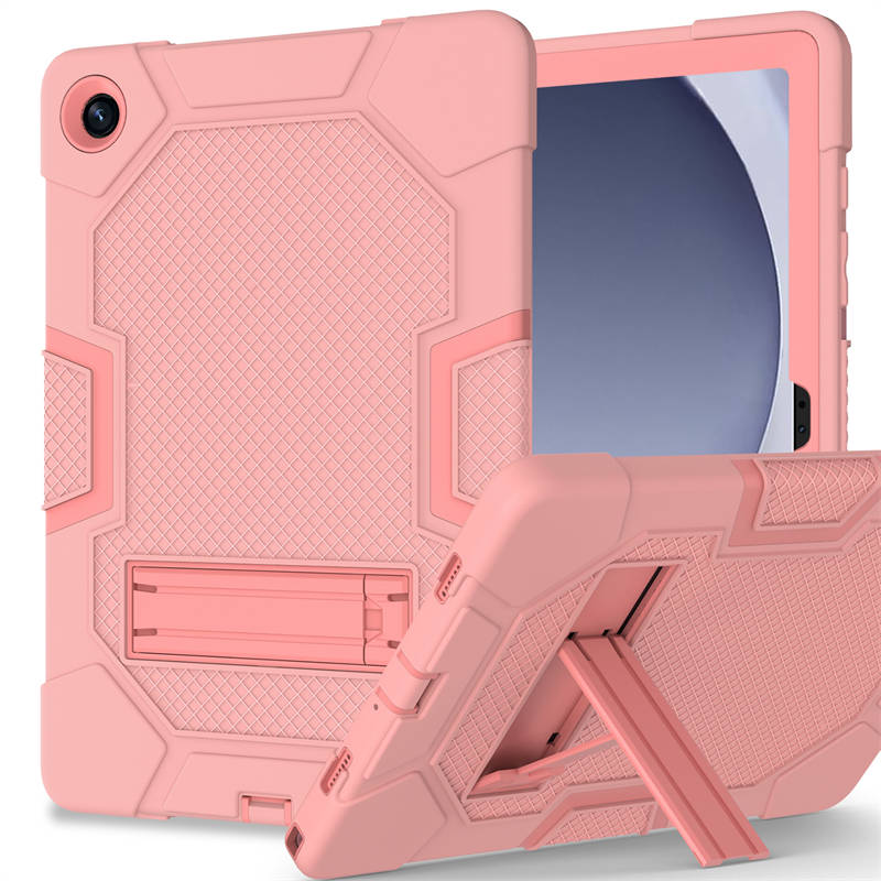 Silicone Tablet Case with Stand for Samsung Galaxy Tab A9 Plus 2023-RoseGold