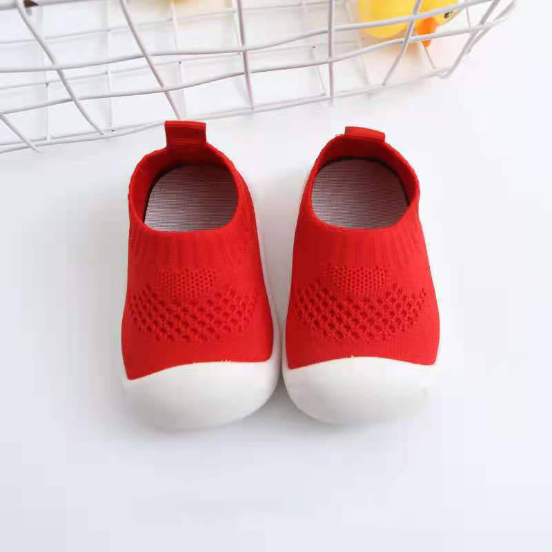 Toddler Shoes Baby First-Walking Trainers Toddler Infant Boys Girls-C001Red