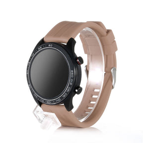 22MM Silicone Watch Bands Quick Release Strap Replacement Wristband For Huawei GT/Huawei GT 2 For Women-Brown