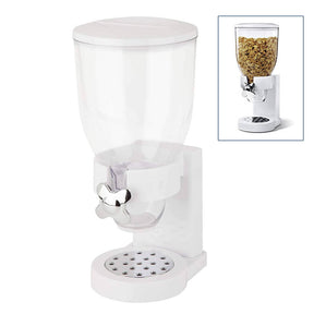 Dry Food Cereal Control Convenient Storage Single Control White