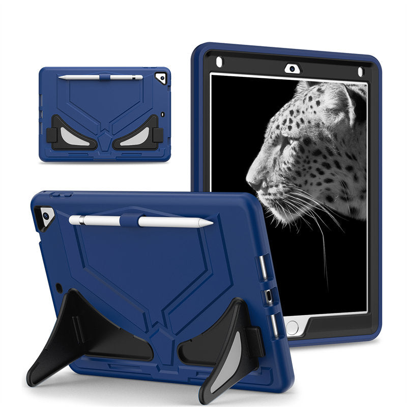 Tablet Case Rugged with Kickstand for iPad 6th/5th Generation 2018/2017-NavyBlue