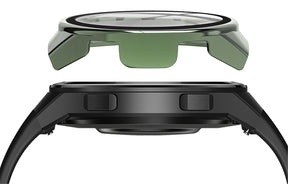 PC + Glass  Full Cover WatchCase For Huawei Watch GT2E-Dark green