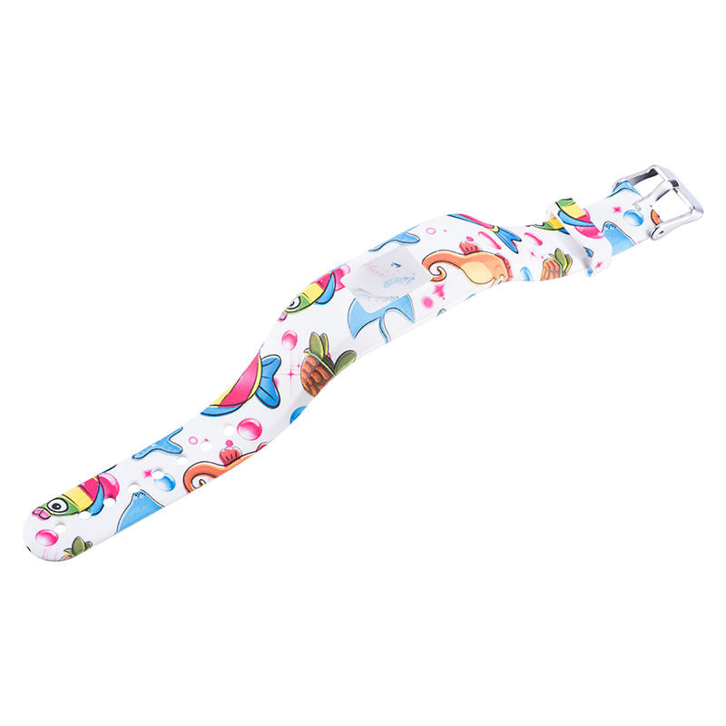 Compatible With Garmin Vivofit JR /Vivofit 3 Soft Silicone Colorful ReplacementWristbands-Color11