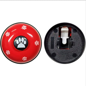 Pet Training Bells 2 Pcs Dog Bells for Potty Training and Communication Device-White+Red