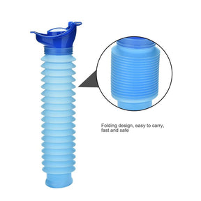 Emergency Urinal Portable Mini Outdoor Camping Travel Shrinkable Personal Mobile Toilet 2 Pcs