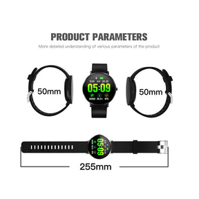 F25T Smart Watch with Heart Rate Blood Oxygen Sleep Monitor Pedometer-Grey