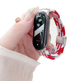 Sports Strap with Adjustable Buckle Solo Loop Elastic Watchband for Mi8-21