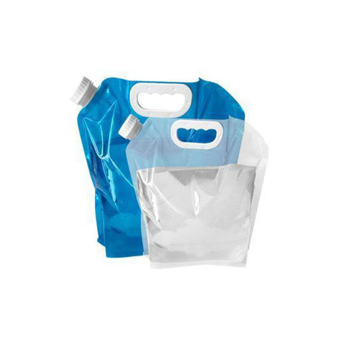 10L 5L Premium Collapsible Water Container Bag BPA Free Food Grade Clear Plastic Storage Jug-Blue White