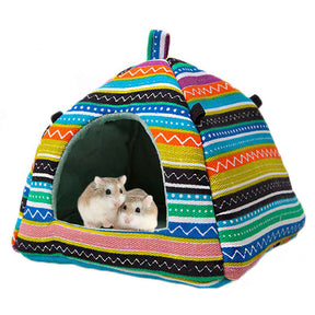 Guinea Pig House Bed Cozy Warm Hamster Hideout-MongolianStyle