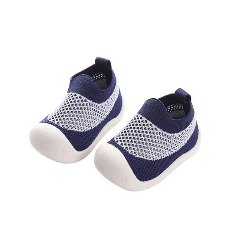 Toddler Shoes Baby First-Walking Trainers Toddler Infant Boys Girls-C002Blue