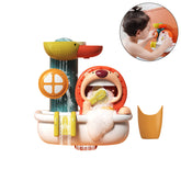 Lion Bathtub Toy with Bubble Foam Maker For Kids Ages 3-6