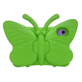 iPad Case For iPad Mini 6 Cartoon 3D Butterfly EVA Proof Shockproof Case with Bracket-Green