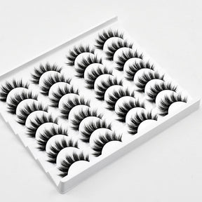 3D Multi-Layer False Eyelashes 14 Pairs Fluffy Cat Eye Lashes-E02