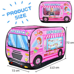 Kids Pop Up Play Tent Foldable for Indoor and Outdoor-IceCream Truck