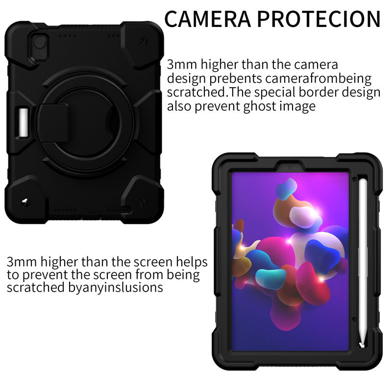 iPad Case For iPad Mini 6 with 360¡ãSwivel Stand-Black