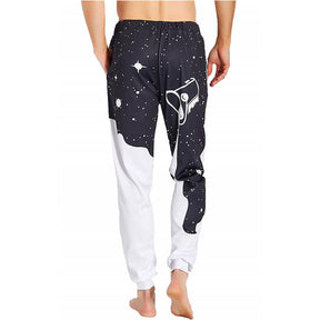 Boys Jogger Pants Funny 3D Graphic Sweatpants Athletic Sports Pants for Kids-Stars