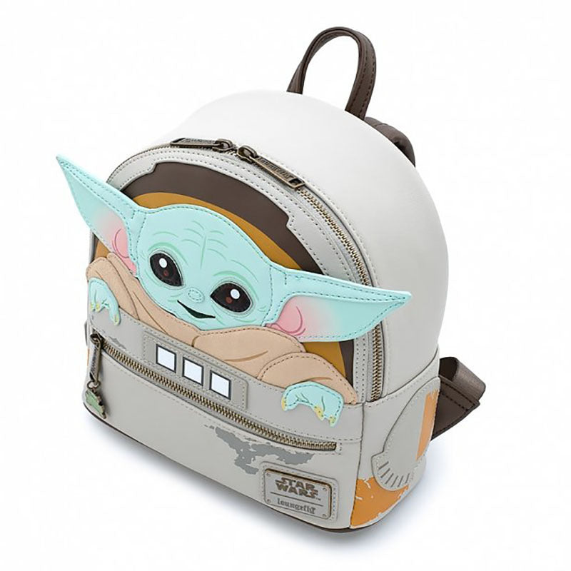 Star Wars Baby Yoda Womens Double Strap Cute Backpack