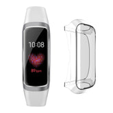 TPU Soft Slim Plating Full-Around Protective Watch Case Cover For Samsung Fit E-Clear