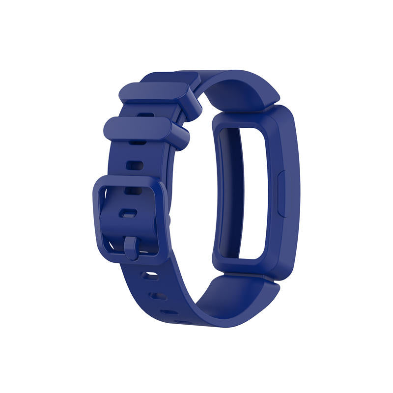 Silicone Watch Band For Fitbit Inspire/Inspire HR/ACE 2-Navy Blue