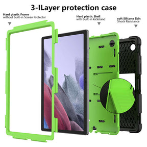 Samsung Tablet Case For Galaxy Tab A8 10.5inch 2021 (SM-X200/SM-X205/SM-X207)-BlackGreen