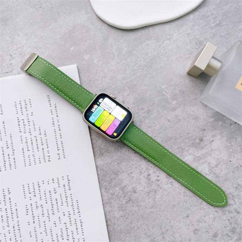 Magnetic Apple Watch Band Fold Buckle for iWatch Ultra Series 8 SE 7 6 5 4 3 2 1-Green