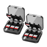 2Pcs Game Card Organizer Case with 24 Slots for Nintendo Switch