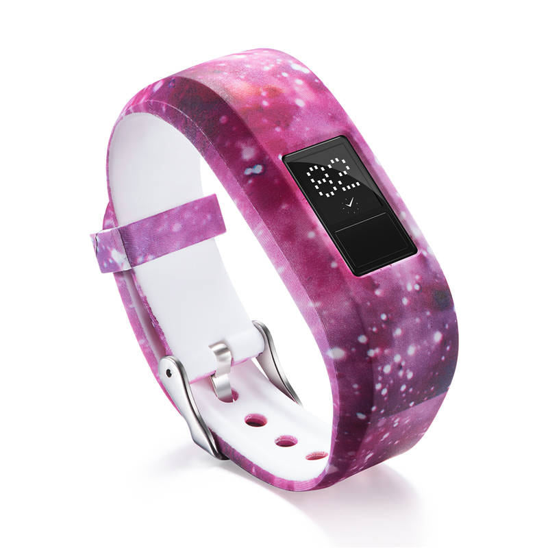 Compatible With Garmin Vivofit JR /Vivofit 3 Soft Silicone Colorful ReplacementWristbands-Color16