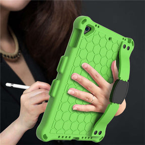 Hive iPad Case For iPad 5/6/Pro 9.7/iPad9.7 Durable Stand Cover With Shoulder Strap-GreenBlack