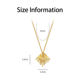 Womens Geometric Irregular Star Pendant Necklace-Gold