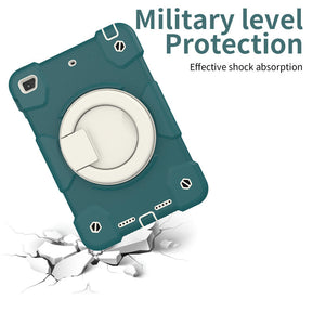 iPad Case For iPad Mini 4/5 with 360¡ãSwivel Stand-Blackish Green