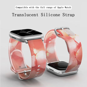 Jelly Silicone Sports iWatch Band for Apple Watch Series 8/7/6/5/4/3/2/1/SE-02