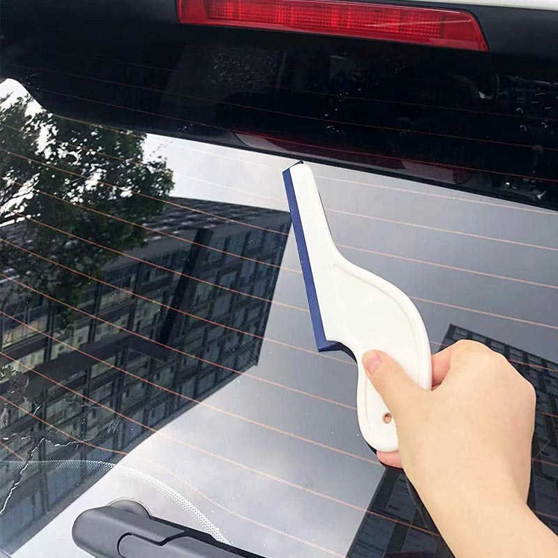 Car Squeegee with Soft Silicone Water Blade for Car Vehicle Window Washing Cleaning