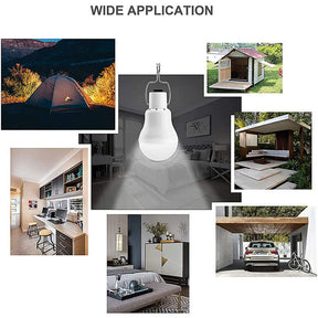 2Pack Solar Light Bulbs Portable Outdoor 110LM Tent Light