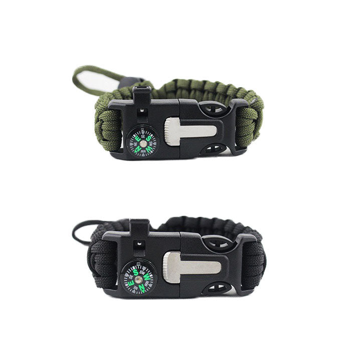 2Packs Hiking Gear Traveling Camping Gear Kit Bracelet Adjustable-A