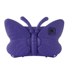 Butterfly Samsung Tablet Case for Galaxy Tab A8 10.5 Inch 2021 (SM-X200/SM-X205/SM-X207)-Purple