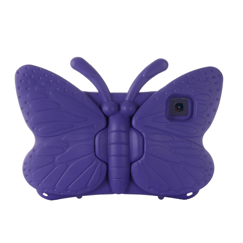 Butterfly Samsung Tablet Case for Galaxy Tab A8 10.5 Inch 2021 (SM-X200/SM-X205/SM-X207)-Purple