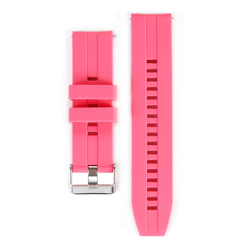 22MM Silicone Watch Bands Quick Release Strap Replacement Wristband For Huawei GT/Huawei GT 2 For Women-Pink