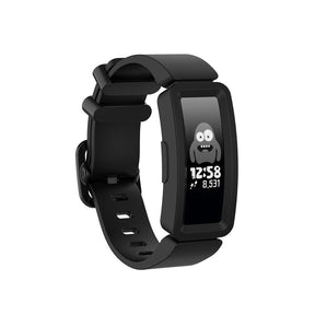 Silicone Watch Band For Fitbit Inspire/Inspire HR/ACE 2-Black