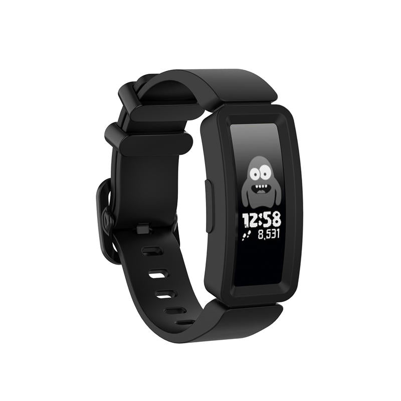 Silicone Watch Band For Fitbit Inspire/Inspire HR/ACE 2-Black