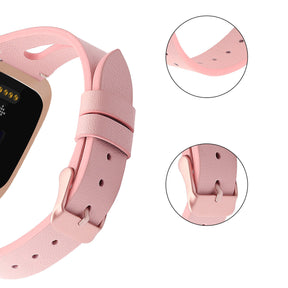 Leather Bands WIth Breathable Hole For Samsung S3/Galaxy Watch 46mm(Pink)