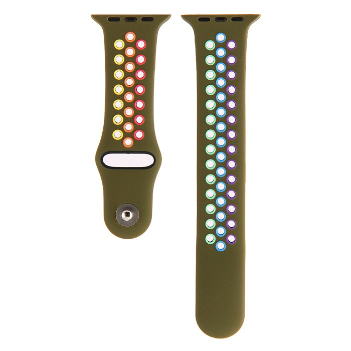 Rainbow Nike Watch Strap For Apple iWatch Series-Olivia