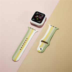 Colorful Silicone Sport Watch Band For Apple iWatch Series-10